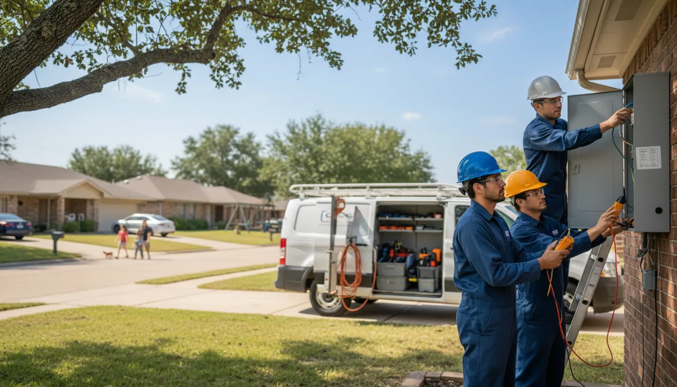 Certified electrician providing emergency electrical services in Dublin, GA